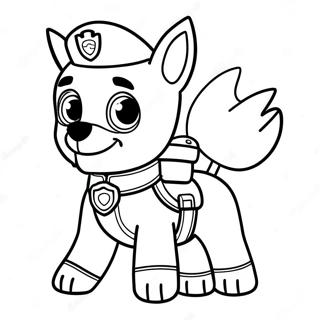 Adventurous Tracker Paw Patrol Coloring Page 64893-52178