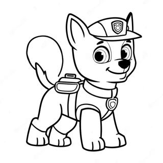 Adventurous Tracker Paw Patrol Coloring Page 64893-52180