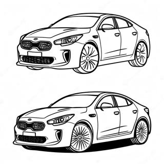 Kia Sporty Car Coloring Page 64903-52187