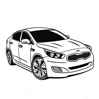 Kia Sporty Car Coloring Page 64903-52188