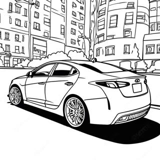 Sporty Hyundai Car Coloring Page 64933-52210