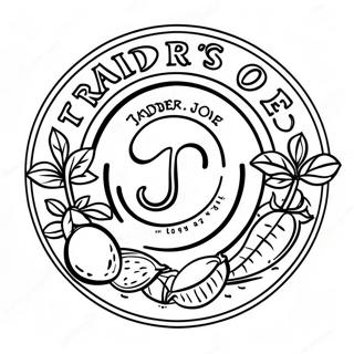 Trader Joe S Logo Coloring Page 64942-52214