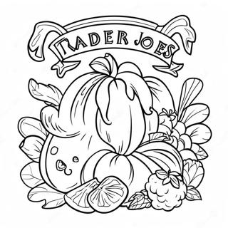 Trader Joe S Logo Coloring Page 64942-52216