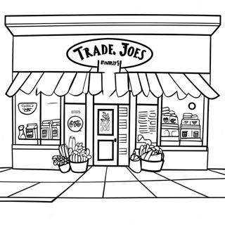 Trader Joe S Grocery Store Coloring Page 64943-52219