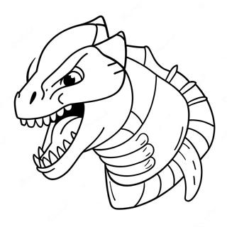 Fierce Scorpius Rex Roaring Coloring Page 65003-52267