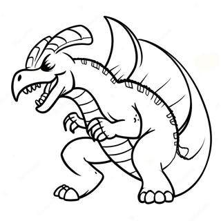 Fierce Scorpius Rex Roaring Coloring Page 65003-52268