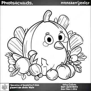 Thanksgiving Math Workpages Coloring Pages