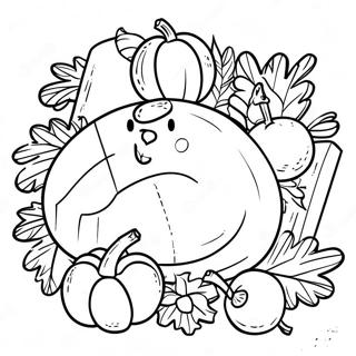 Thanksgiving Math Workpages Coloring Page 65012-52271