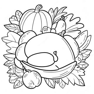 Thanksgiving Themed Addition Coloring Page 65013-52273