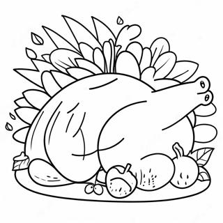 Thanksgiving Themed Addition Coloring Page 65013-52274