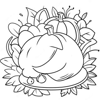 Thanksgiving Themed Addition Coloring Page 65013-52276