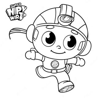 Super Why In Action Coloring Page 6502-5358