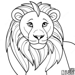 Alex The Lion Coloring Pages