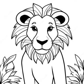 Alex The Lion Coloring Page 65062-59608