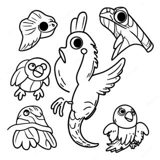 Raptors Coloring Pages