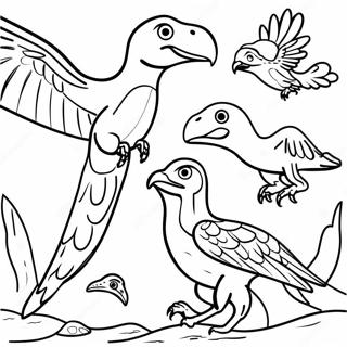 Raptors Coloring Page 65082-52323