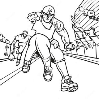 Prestonplayz In Action Coloring Page 65093-52336