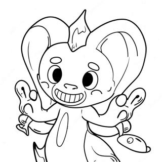 Ink Demon Bendy Coloring Pages