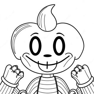 Bendy With Scary Features Coloring Page 65113-52350