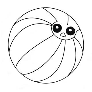 Beach Ball Coloring Page 6511-5362