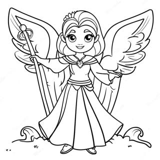 Musa In Magical Outfit Coloring Page 65133-52366