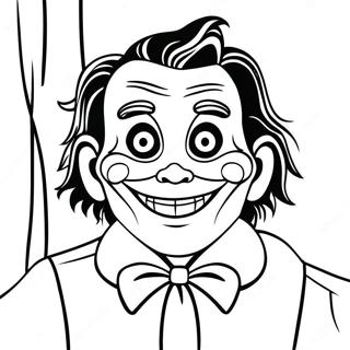 Creepy Billy The Puppet Coloring Page 65143-52376