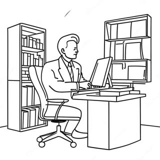 Business Coloring Pages