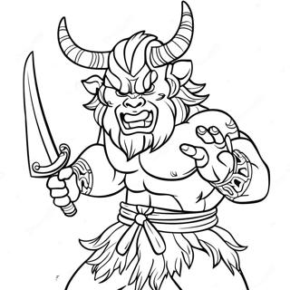 Oni Coloring Page 65172-52392