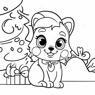 Lisa Frank Christmas Coloring Pages