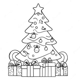 Lisa Frank Christmas Tree Coloring Page 65182-52403