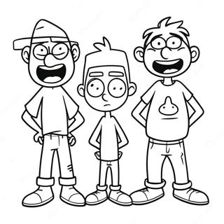 Ed Edd N Eddy Coloring Pages