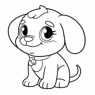 Cute Lps Puppy Coloring Page 6522-5375