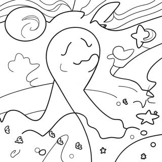 Stars And Moon Coloring Page 65262-52474