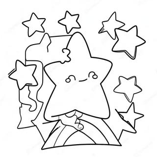 Stars And Moon Coloring Pages