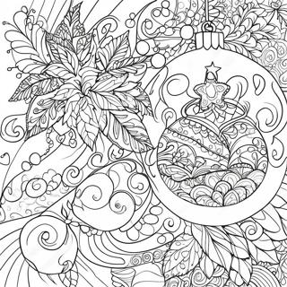 Christmas Zentangle Patterns Coloring Page 65272-52468