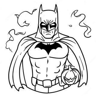 Batman Halloween Coloring Pages