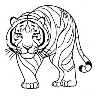 Bengal Tiger Coloring Pages