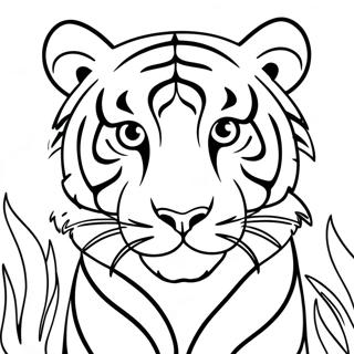 Bengal Tiger Coloring Page 65322-52515