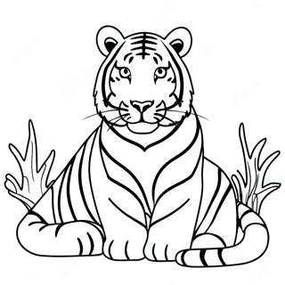 Bengal Tiger Coloring Page 65322-52516