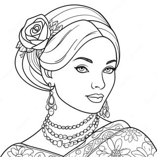 Elegant Grace Coloring Page 65333-52524