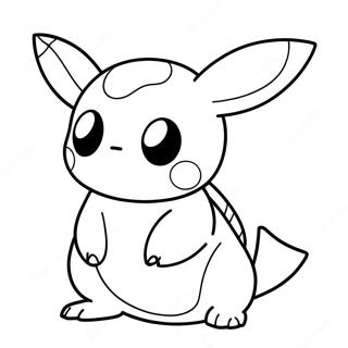 Shiny Pokemon Card Coloring Page 65383-52559