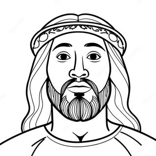 Black Jesus Coloring Page 65402-52574