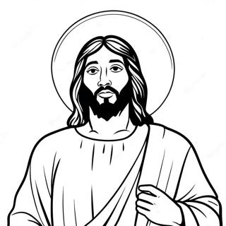 Black Jesus Coloring Page 65402-52575