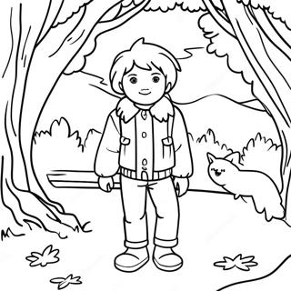 Peter And The Wolf Coloring Page 65412-52578