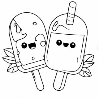 Popsicle Coloring Page 6541-5382