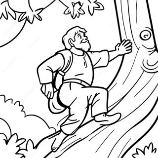 Zacchaeus Coloring Pages