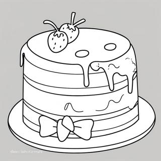 Wayne Thiebaud Cake Coloring Page 65472-52627