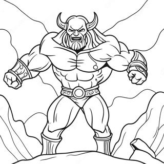 Dark Titan Coloring Pages