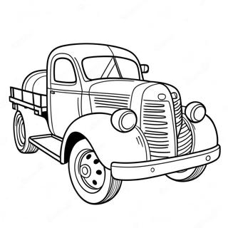 Classic Pumpkin Truck Coloring Page 65502-52656