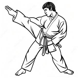 Taekwondo Coloring Pages